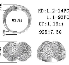 Sterling Silver Semi Mount Ring Setting Round RD 1.2mm - Syzjewelry