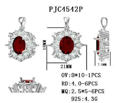 Sterling Silver Semi Mount Pendant Setting Oval OV 10X8mm - Syzjewelry