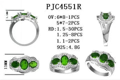 Sterling Silver Semi Mount Ring Setting Oval OV 8X6mm - Syzjewelry