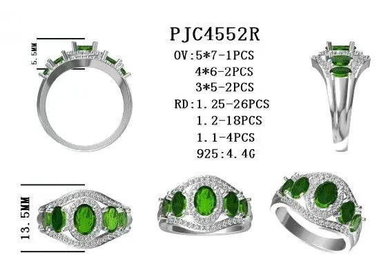 Sterling Silver Semi Mount Ring Setting Oval OV 7X5mm - Syzjewelry