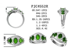 Sterling Silver Semi Mount Ring Setting Oval OV 7X5mm - Syzjewelry