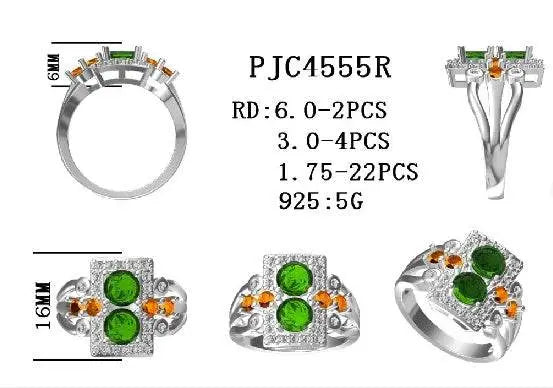 Sterling Silver Semi Mount Ring Setting Round RD 6x6mm - Syzjewelry