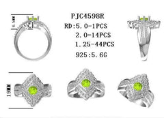 Sterling Silver Semi Mount Ring Setting Round RD 5x5mm - Syzjewelry