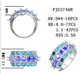 Sterling Silver Semi Mount Ring Setting Oval OV 4X3mm - Syzjewelry