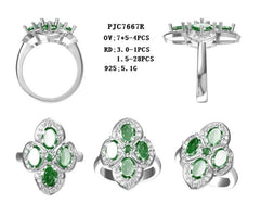 Sterling Silver Semi Mount Ring Setting Oval OV 7X5mm - Syzjewelry