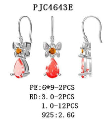 Sterling Silver Semi Mount Earrings Setting Pear PE 9X6mm - Syzjewelry