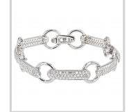 Sterling Silver Semi Mount Bracelet Setting Round RD 1.5mm - Syzjewelry