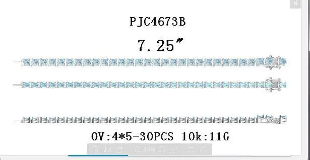 Sterling Silver Semi Mount Bracelet Setting Oval OV 5X4mm - Syzjewelry