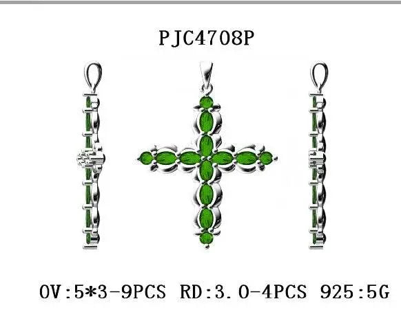 Sterling Silver Semi Mount Pendant Setting Oval OV 5x3mm - Syzjewelry