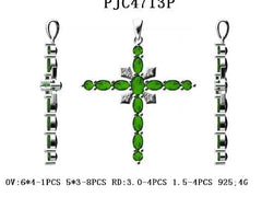 Sterling Silver Semi Mount Pendant Setting Oval OV 6X4mm - Syzjewelry