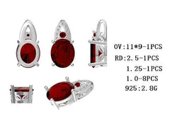 Sterling Silver Semi Mount Pendant Setting Oval OV 11X9mm - Syzjewelry