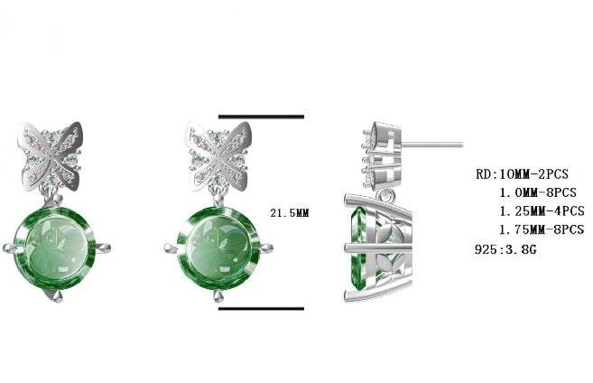 Sterling Silver Semi Mount Bracelet Setting Trillion TL 3X3mm - Syzjewelry