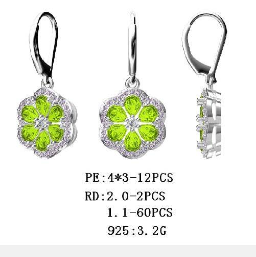 Sterling Silver Semi Mount Earrings Setting Pear PE 4X3mm - Syzjewelry