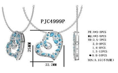 Sterling Silver Semi Mount Pendant Setting Pear PE 4X3mm - Syzjewelry