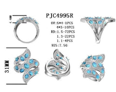 Sterling Silver Semi Mount Ring Setting Oval OV 5X4mm - Syzjewelry