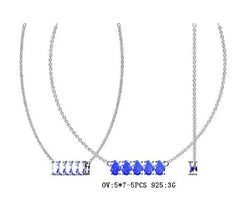 Sterling Silver Semi Mount Pendant Setting Oval OV 7X5mm - Syzjewelry