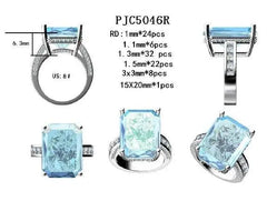 Sterling Silver Semi Mount Ring Setting Round RD 12x2mm - Syzjewelry