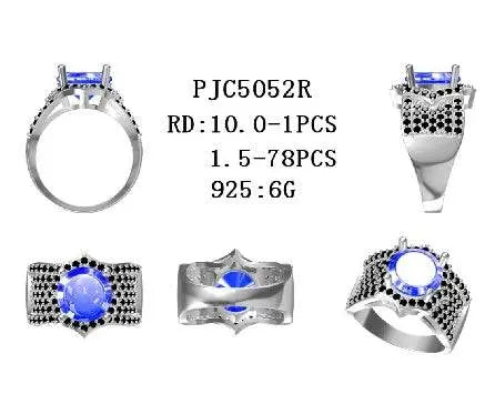 Sterling Silver Semi Mount Ring Setting Round RD 10x10mm - Syzjewelry