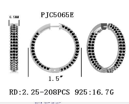 Sterling Silver Semi Mount Earrings Setting Round RD 2.5mm - Syzjewelry