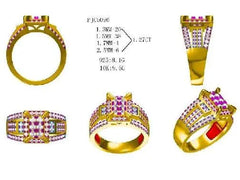 Sterling Silver Semi Mount Ring Setting Round RD 2.5mm - Syzjewelry