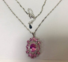 Sterling Silver Semi Mount Pendant Setting Oval OV 10X8mm - Syzjewelry