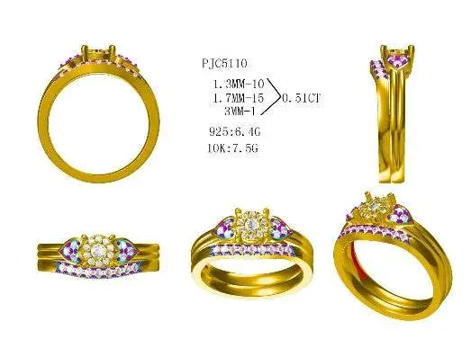 Sterling Silver Semi Mount Ring Setting Round RD 3x3mm - Syzjewelry