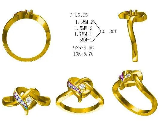 Sterling Silver Semi Mount Ring Setting Oval OV 6X4mm - Syzjewelry