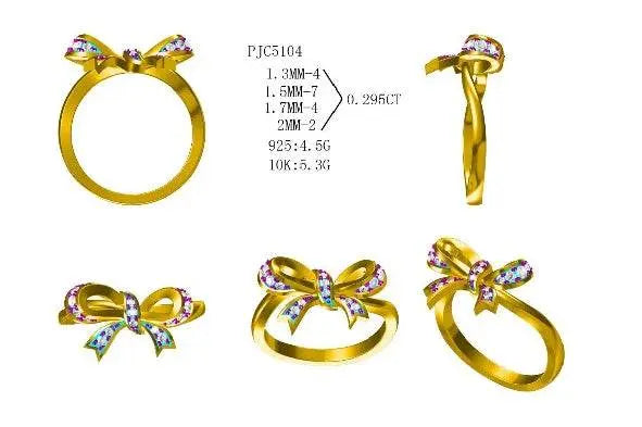 Sterling Silver Semi Mount Ring Setting Round RD 2x2mm - Syzjewelry