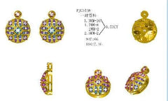 Sterling Silver Semi Mount Earrings Setting Round RD 2.5mm - Syzjewelry