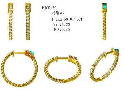 Sterling Silver Semi Mount Earrings Setting Round RD 1.5mm - Syzjewelry