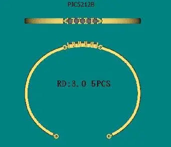 Sterling Silver Semi Mount Bracelet Setting Round RD 3x3mm - Syzjewelry