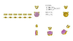 Sterling Silver Semi Mount Pendant Setting Round RD 2.5mm - Syzjewelry