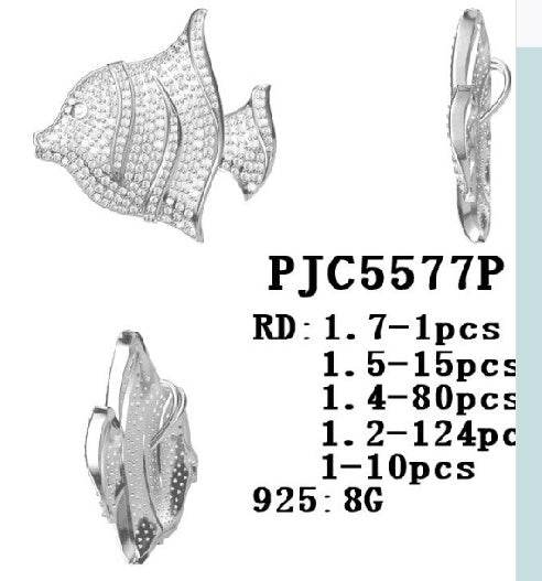 Sterling Silver Semi Mount Pendant Setting Round RD 1.7mm - Syzjewelry