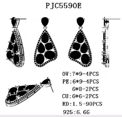 Sterling Silver Semi Mount Earrings Setting Oval OV 9X7mm - Syzjewelry