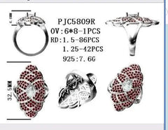 Sterling Silver Semi Mount Ring Setting Oval OV 8X6mm - Syzjewelry