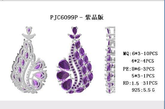 Sterling Silver Semi Mount Pendant Setting Pear PE 8X6mm - Syzjewelry