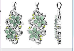 Sterling Silver Semi Mount Pendant Setting Oval OV 4X3mm - Syzjewelry