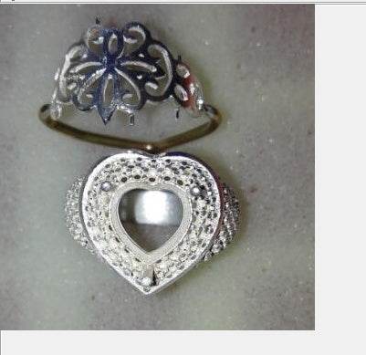 Sterling Silver Semi Mount Ring Setting Round RD Center主石mm - Syzjewelry