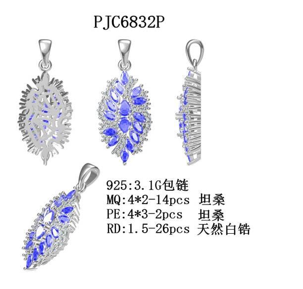 Sterling Silver Semi Mount Pendant Setting Pear PE 4X3mm - Syzjewelry