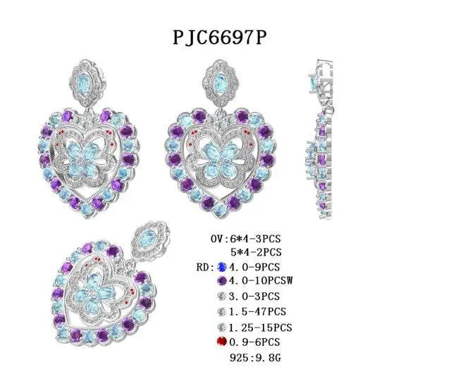 Sterling Silver Semi Mount Pendant Setting Oval OV 6X4mm - Syzjewelry