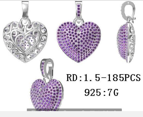 Sterling Silver Semi Mount Earrings Setting Round RD 1.5mm - Syzjewelry