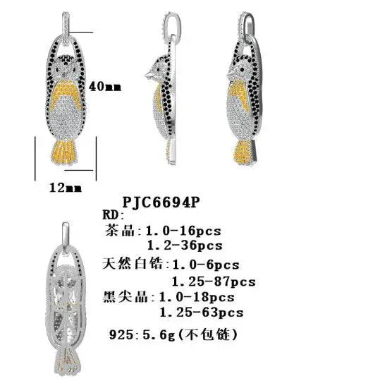 Sterling Silver Semi Mount Pendant Setting Round RD 1.25mm - Syzjewelry