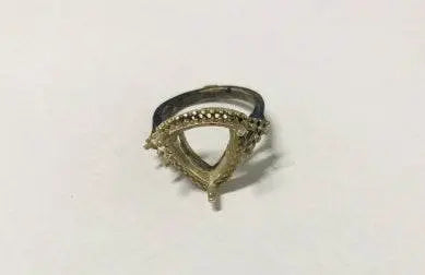 Sterling Silver Semi Mount Ring Setting Round RD Center主石mm - Syzjewelry