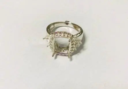 Sterling Silver Semi Mount Ring Setting Round RD Center主石mm - Syzjewelry