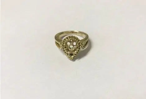 Sterling Silver Semi Mount Ring Setting Round RD Center主石mm - Syzjewelry