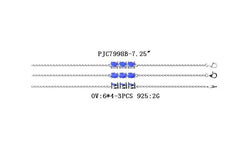 Sterling Silver Semi Mount Bracelet Setting Oval OV 6X4mm - Syzjewelry