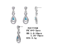 Sterling Silver Semi Mount Earrings Setting Pear PE 4X3mm - Syzjewelry