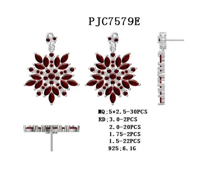 Sterling Silver Semi Mount Earrings Setting Marquise MQ 5X2.5mm - Syzjewelry