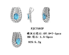 Sterling Silver Semi Mount Pendant Setting Oval OV 9X7mm - Syzjewelry