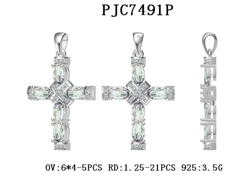 Sterling Silver Semi Mount Pendant Setting Oval OV 6X4mm - Syzjewelry